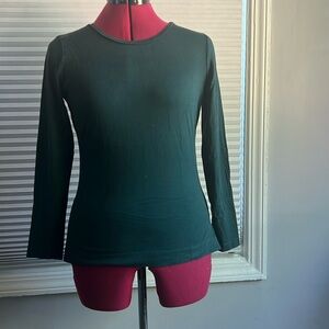 Ann Taylor basic green long sleeve